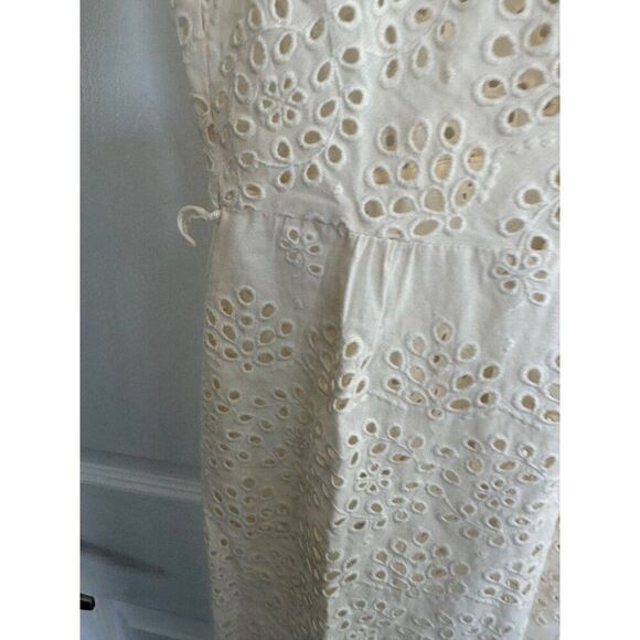 INNIKA CHOO Etta Keet Dress In Broderie Fern Cream Size 1/Small Vacation Resort - Picture 9 of 16
